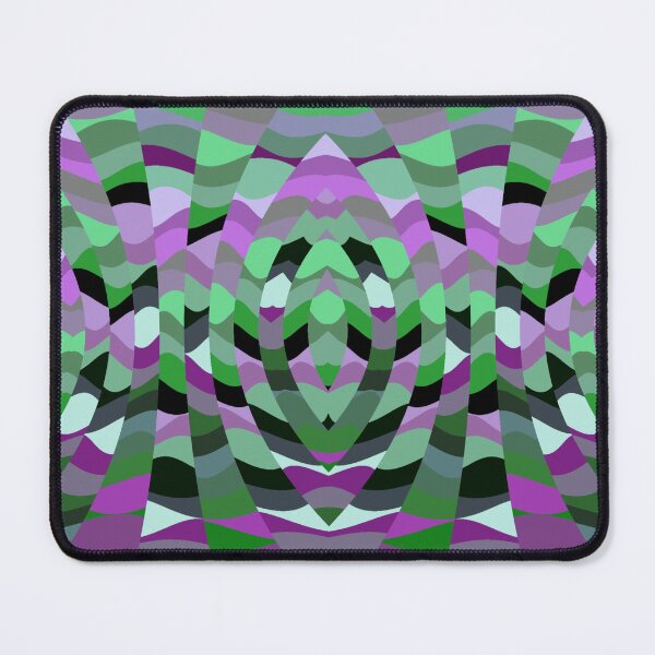 Item preview, Abstract Green & Purple Fractal Ribbons 2 designed and sold by SXW Designs.