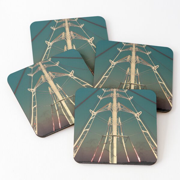 Item preview, Green Sky Pylons designed and sold by pinkal.