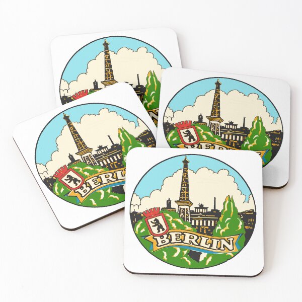 Item preview, Berlin Germany Vintage Style designed and sold by Decal Mania.