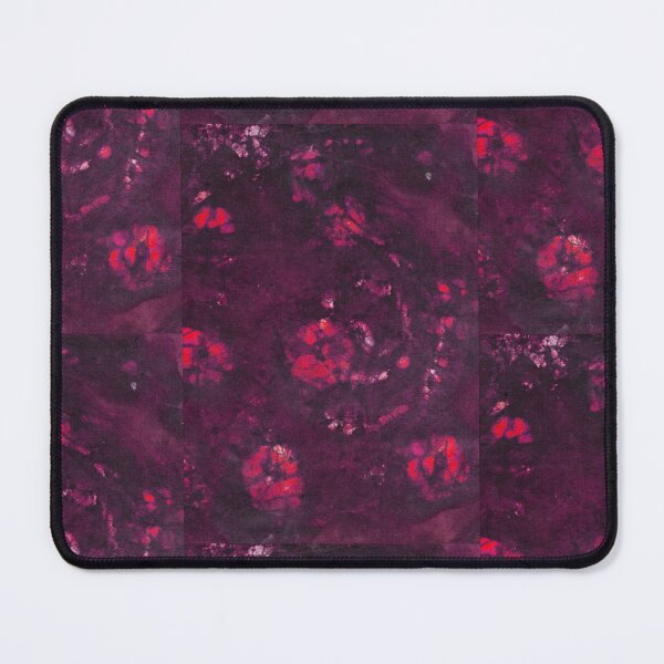 Item preview, pink red claret abstract batik cosmic pattern fabric designed and sold by colorfulglee.