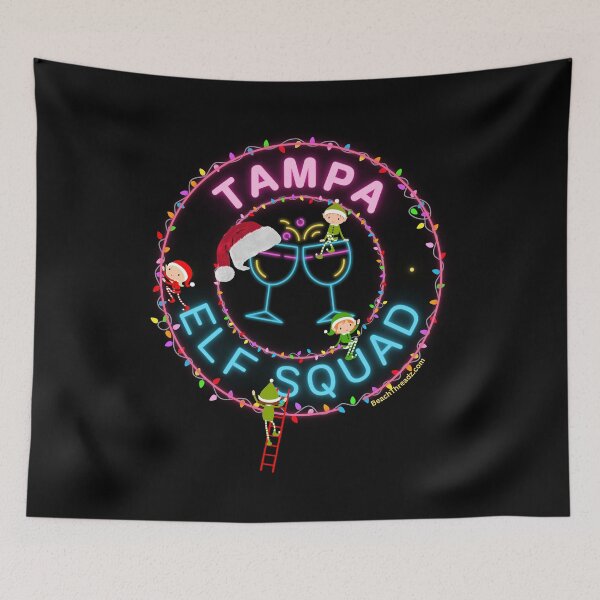 Item preview, Tampa Elf Squad Christmas Shirt designed and sold by BeachThreadz.