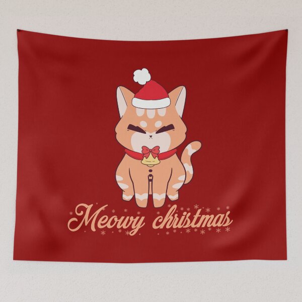 Item preview, meowy cat christmas  designed and sold by Puuk.
