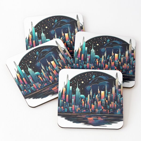 Item preview, City at night  designed and sold by Taans-Creation.