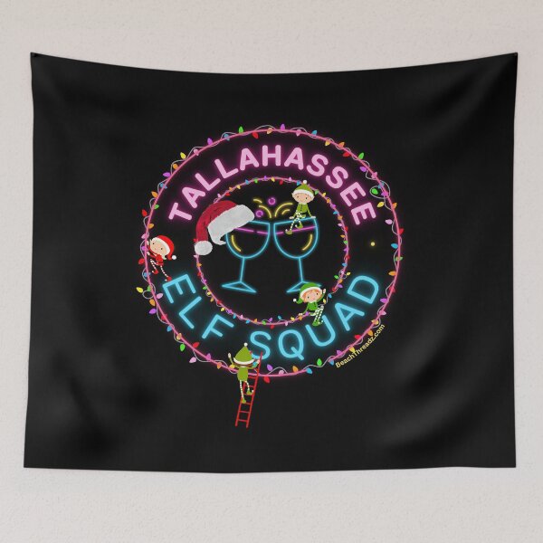 Item preview, Tallahassee Elf Squad Christmas Shirt designed and sold by BeachThreadz.