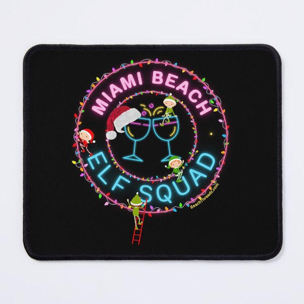 Item preview, Miami Beach Elf Squad Christmas Shirt designed and sold by BeachThreadz.