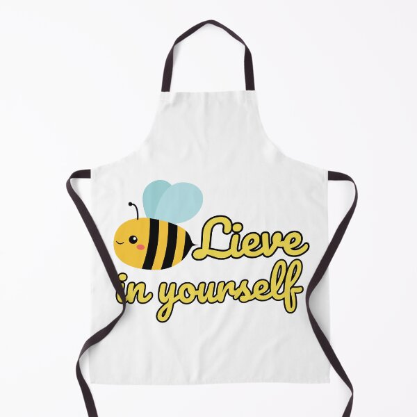 Item preview, Beelieve in yourself, cute bee with positive motivational attitude designed and sold by BritishDelights.
