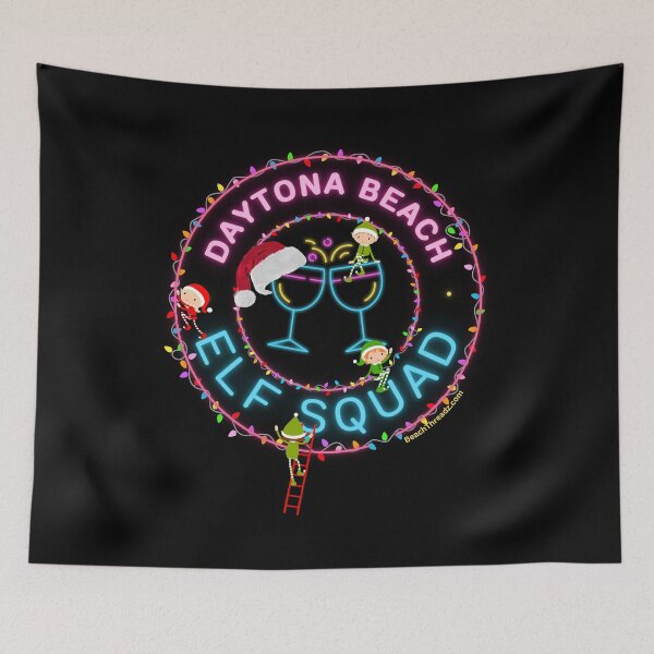 Item preview, Daytona Beach Elf Squad Christmas Shirt designed and sold by BeachThreadz.