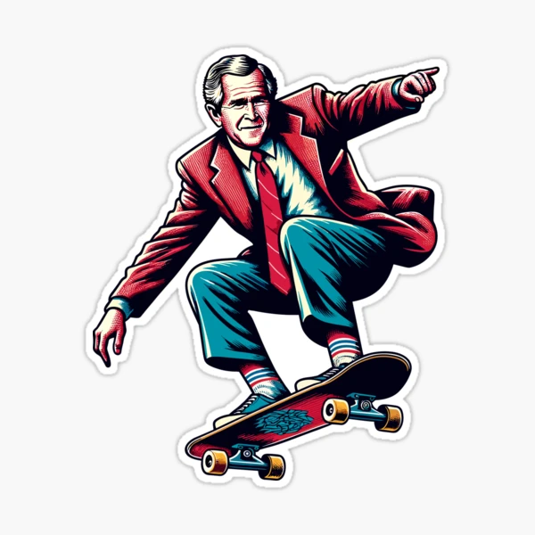 Skateboarding George: Shredding Through the Presidency