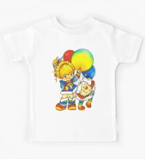 Vintage "Up, Up & Away" Rainbow Brite, Sprite, Twink, White, Colorful, Bright, Retro, Yellow, Gold, Mustard, 80's, Cartoon, Babies, Throwback, Pop Culture, My Childhood Kids Tee
