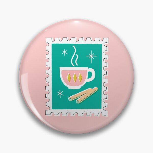 Item preview, Spiced Hot Chocolate - Retro Stamp designed and sold by miavaldez.