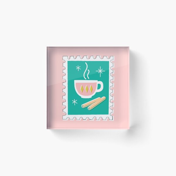 Item preview, Spiced Hot Chocolate - Retro Stamp designed and sold by miavaldez.