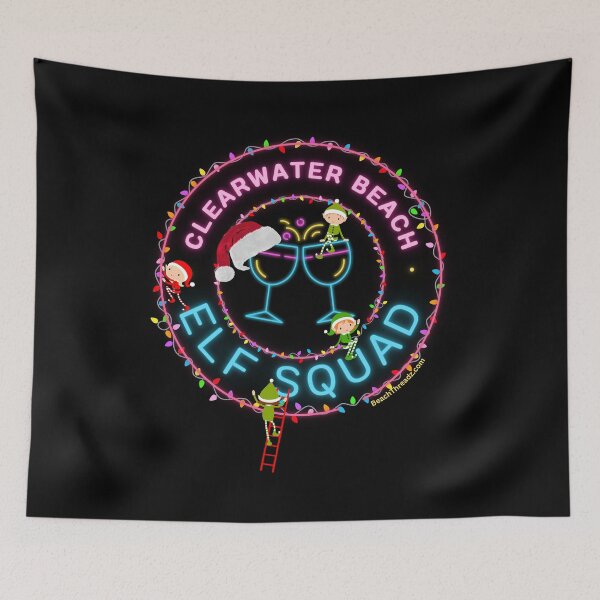 Item preview, Clearwater Beach Elf Squad Christmas Shirt designed and sold by BeachThreadz.