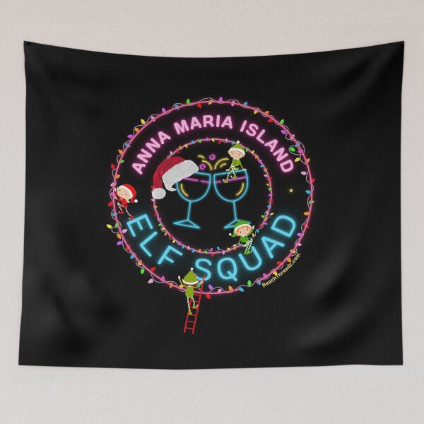 Item preview, Anna Maria Island Elf Squad Christmas Shirt designed and sold by BeachThreadz.