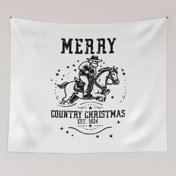 Item preview, Merry Country Christmas Est 1824 designed and sold by EsteticaVerus.