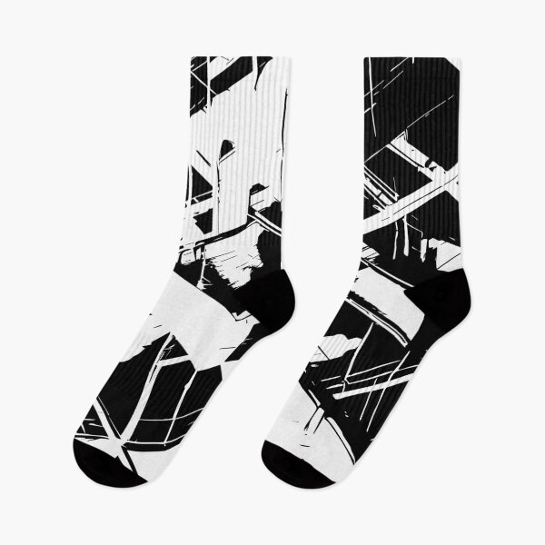Item preview, Black and White Synthwave Pattern designed and sold by Blue-Banana.