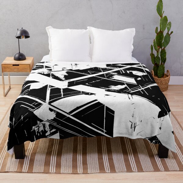 Item preview, Black and White Synthwave Pattern designed and sold by Blue-Banana.