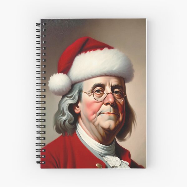 Item preview, Ben Franklin Santa Hat Portrait designed and sold by NovosArt.