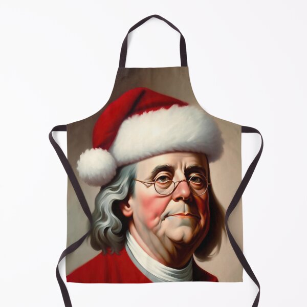 Item preview, Ben Franklin Santa Hat Portrait designed and sold by NovosArt.