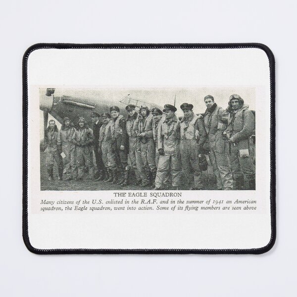 Item preview, Photo of an Eagle squadron in the UK circa 1941. designed and sold by artfromthepast.