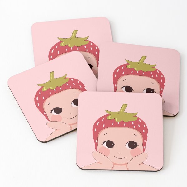 Item preview, Strawberry Cherub |  Strawberry Angel Trinket designed and sold by KittyStrand.