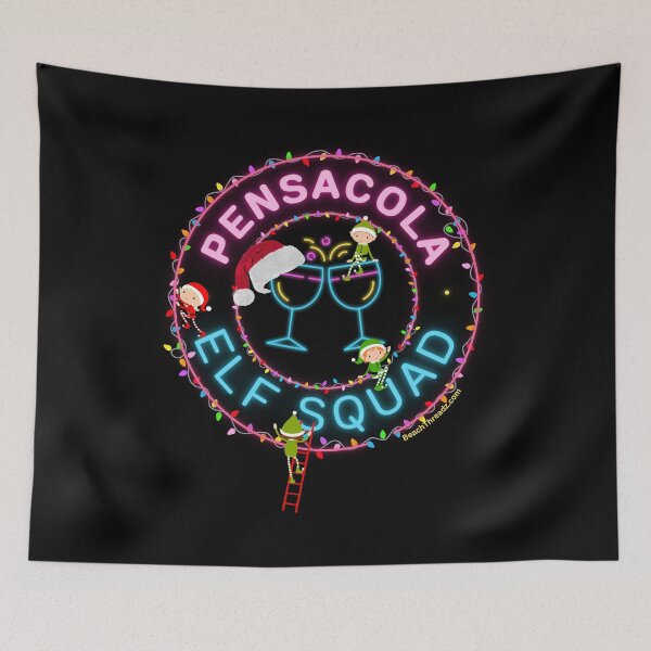 Item preview, Pensacola Elf Squad Christmas Shirt designed and sold by BeachThreadz.