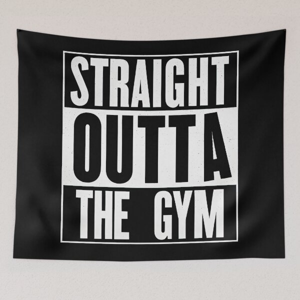 Item preview, Working Out - Straight Outta The Gym designed and sold by Mindful-Designs.