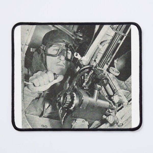 Item preview, Bomb aimer taking aim during world war 2.  designed and sold by artfromthepast.