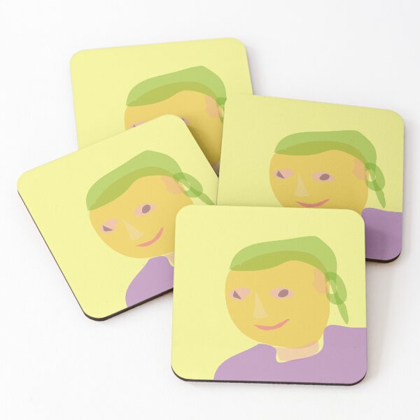 Item preview, Cheerful Cartoon Person with a Delighted Smile on a Colored Background designed and sold by masabo.