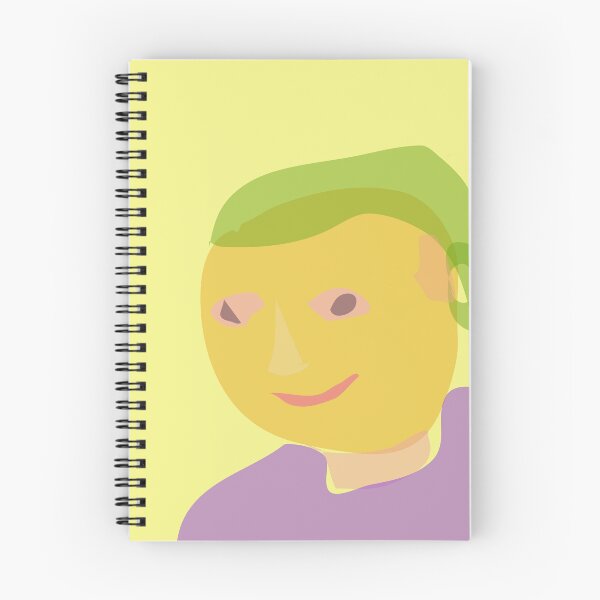 Item preview, Cheerful Cartoon Person with a Delighted Smile on a Colored Background designed and sold by masabo.