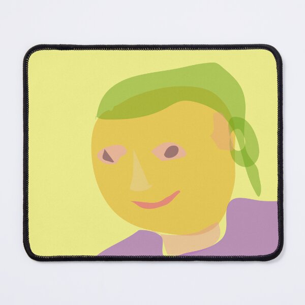 Item preview, Cheerful Cartoon Person with a Delighted Smile on a Colored Background designed and sold by masabo.