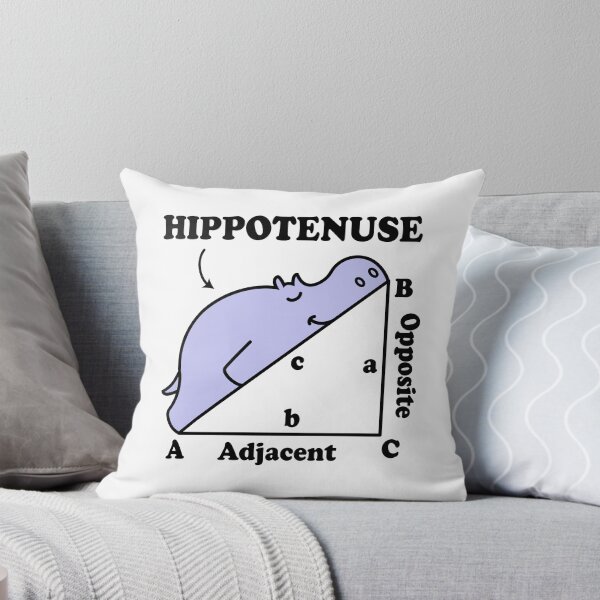 Item preview, Hippotenuse - Hypotenuse Math Pun designed and sold by ScienceCorner.