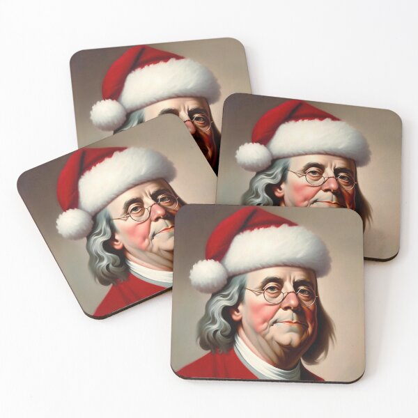 Item preview, Retrato de sombrero de Papá Noel de Ben Franklin designed and sold by NovosArt.
