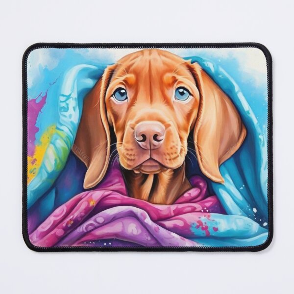 Item preview, Vizsla Puppy Wrapped in a Blanket designed and sold by Wolfheartart.