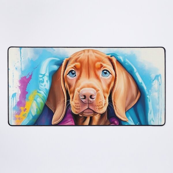 Item preview, Vizsla Puppy Wrapped in a Blanket designed and sold by Wolfheartart.