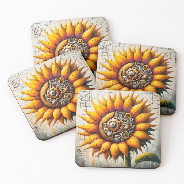 Item preview, Steampunk Sunflower designed and sold by NovosArt.