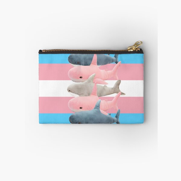 Item preview, BLAHAJ TRANS FLAG PINK BLUE AND WHITE designed and sold by cheapfan.