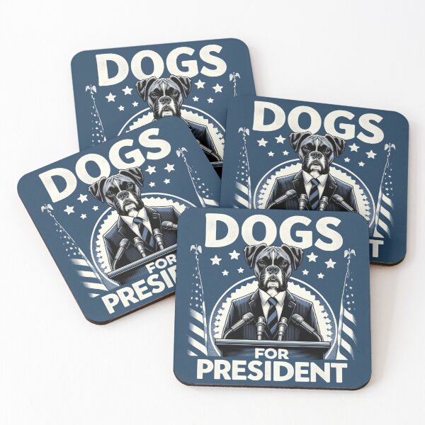 Item preview, Dogs For President Boxer designed and sold by ZenEverAI.