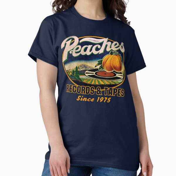 Item preview, Peaches Records and Tapes 1975 Worn designed and sold by Alema Art.