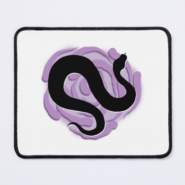 Item preview, Snake on purple bloom designed and sold by SkyeNotions.