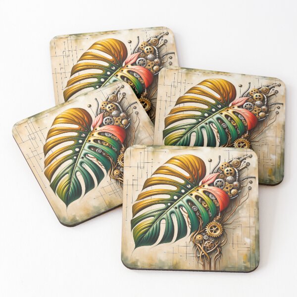 Item preview, Steampunk Monstera designed and sold by NovosArt.