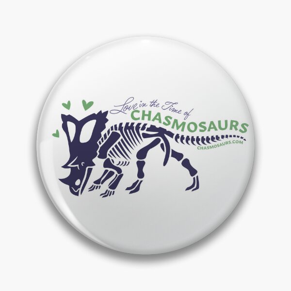 Item preview, Chasmosaurus Skeleton Logo (purple and green) designed and sold by chasmosaurs.
