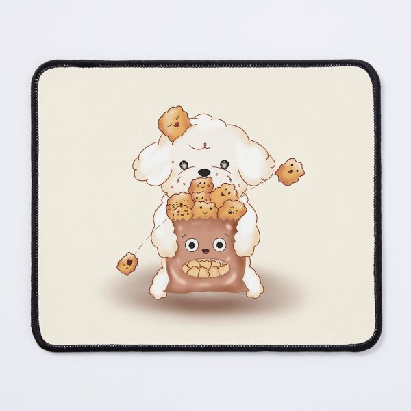 Item preview, Bell Bichon Frise With Her Crispy Potato Puffs designed and sold by Glimpse-of-Isol.