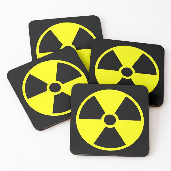 Item preview, Nuclear Symbol (on black) designed and sold by Tree45.