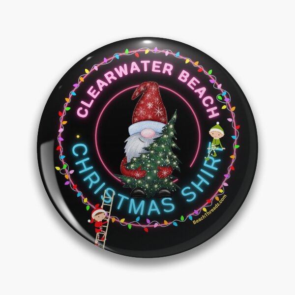 Item preview, Clearwater Beach Santa Claus Christmas Shirt designed and sold by BeachThreadz.