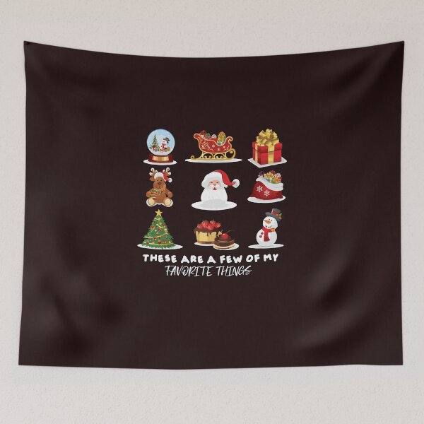 Item preview, Estas son algunas de mis cosas favoritas Feliz Navidad Pan de jengibre navideño divertido designed and sold by BestTee4You.