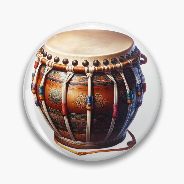 Item preview, Traditional Korean Janggu Drum designed and sold by MomiDStudio.