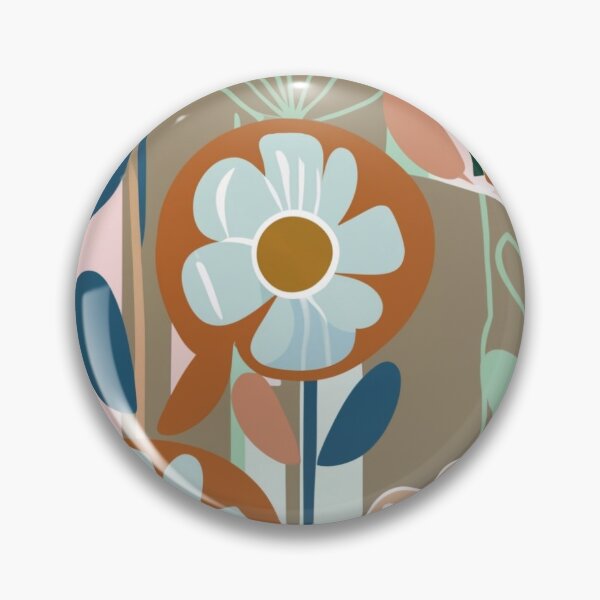 Item preview, Cool Summer / True Summer pattern, skin-tone matching, personal color analysis, PCA, mid century modern, retro, vintage designed and sold by look4seasons.