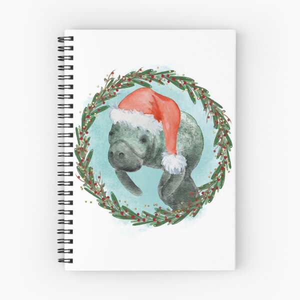 Item preview, Manatee Santa designed and sold by Cursed-Quotes.