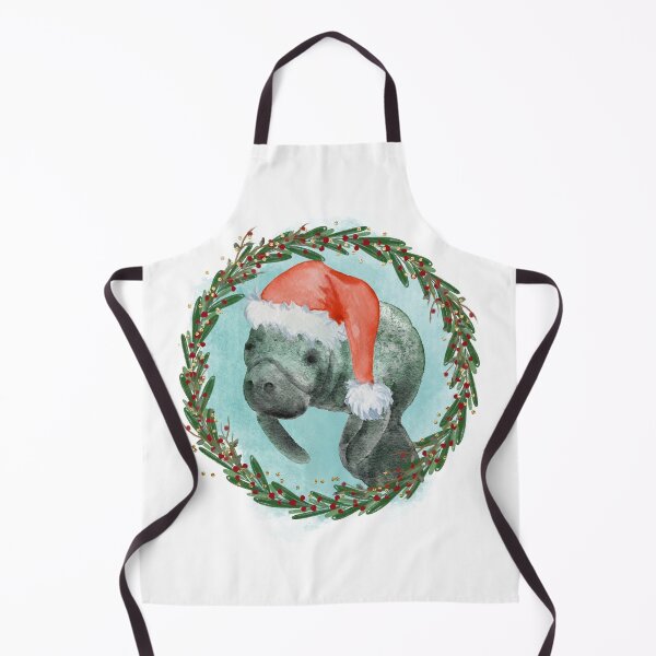 Item preview, Manatee Santa designed and sold by Cursed-Quotes.