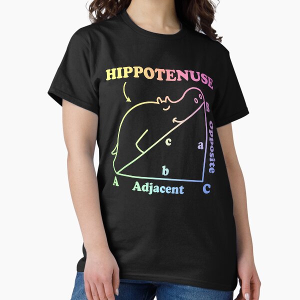 Item preview, Hippotenuse - Hypotenuse Math Pun designed and sold by ScienceCorner.